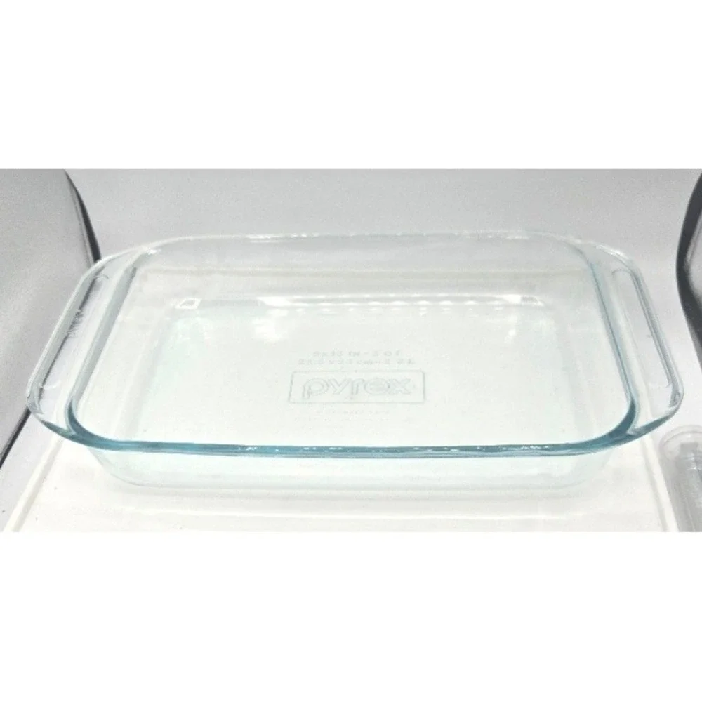 Pyrex 9x13‎ Clear Glass 3 Quart Oblong Baking Dish 233